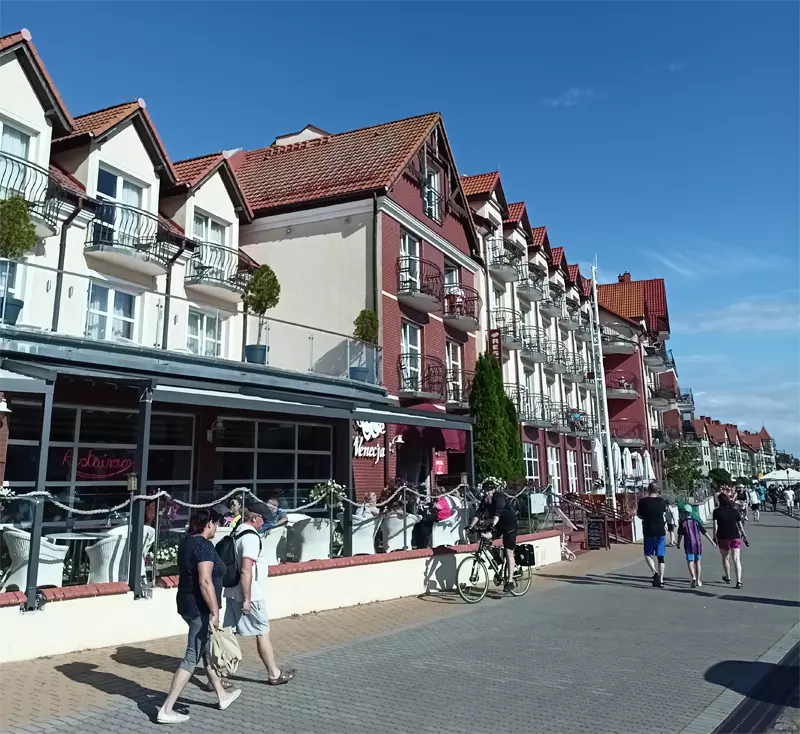 kamieniczki port ustka